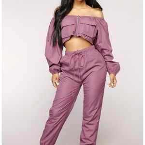 Fashionnova Ride or die pant set XL